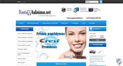 Desktop Screenshot of dantubalinimas.net